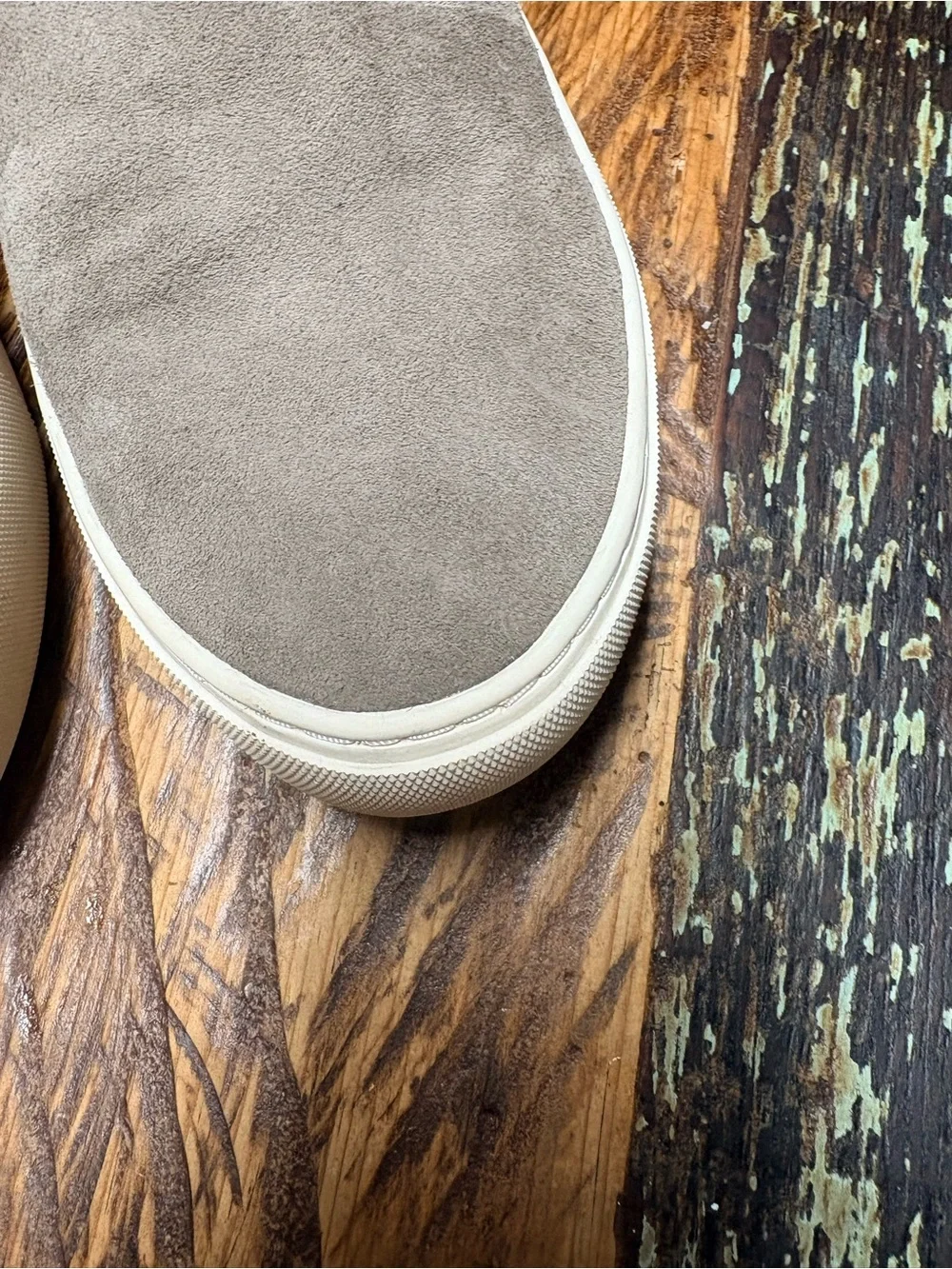 UGG Jass Gray Taupe Slip-On Platform Suede Leather Loafers Size 8.5 106645
